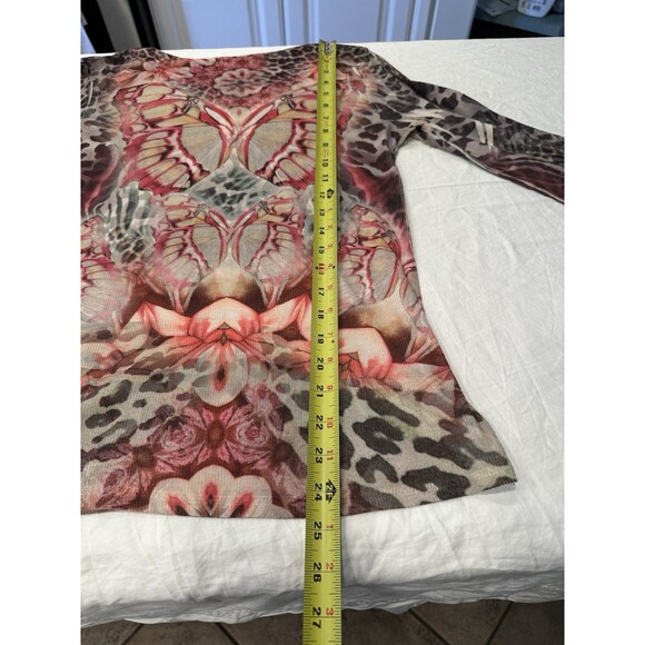 Y2k  Whimsical fairy STYLE & CO Butterfly Embellished Fairycore Top Ribbed PM - Picture 14 of 16